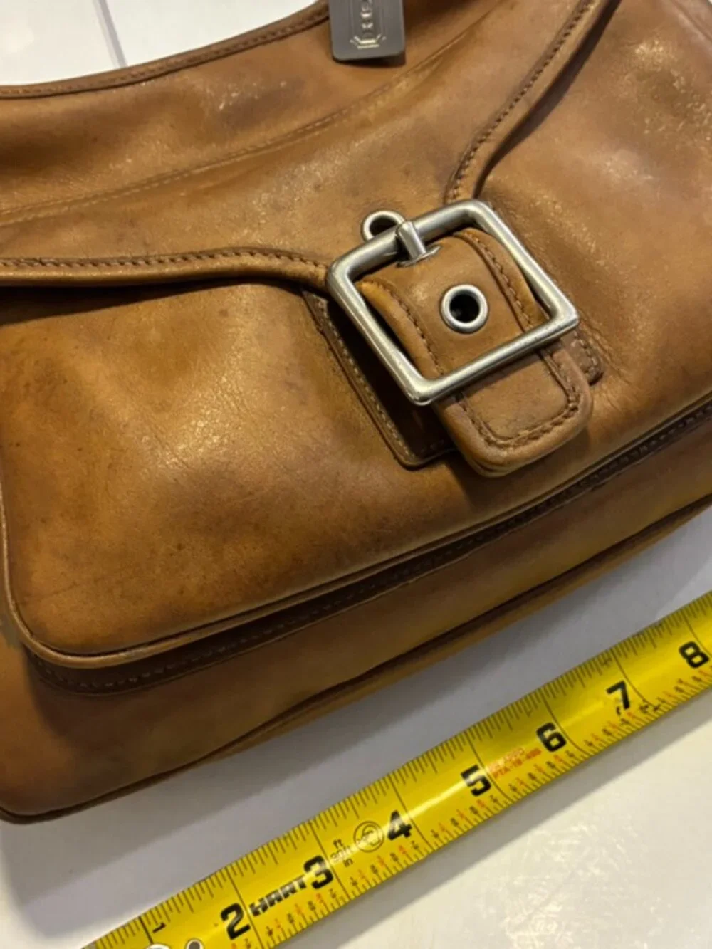 Vintage Coach Legacy Buckle Pocket Hobo (Style 9340)